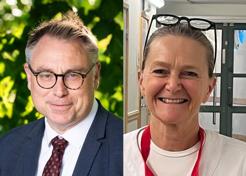 Anders Åkesson och Nina Johnston .