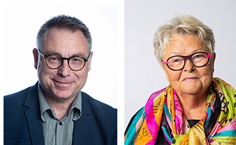 Anders Åkesson, Riksförbundet HjärtLung  och Eva Eriksson, SPF Seniorerna.