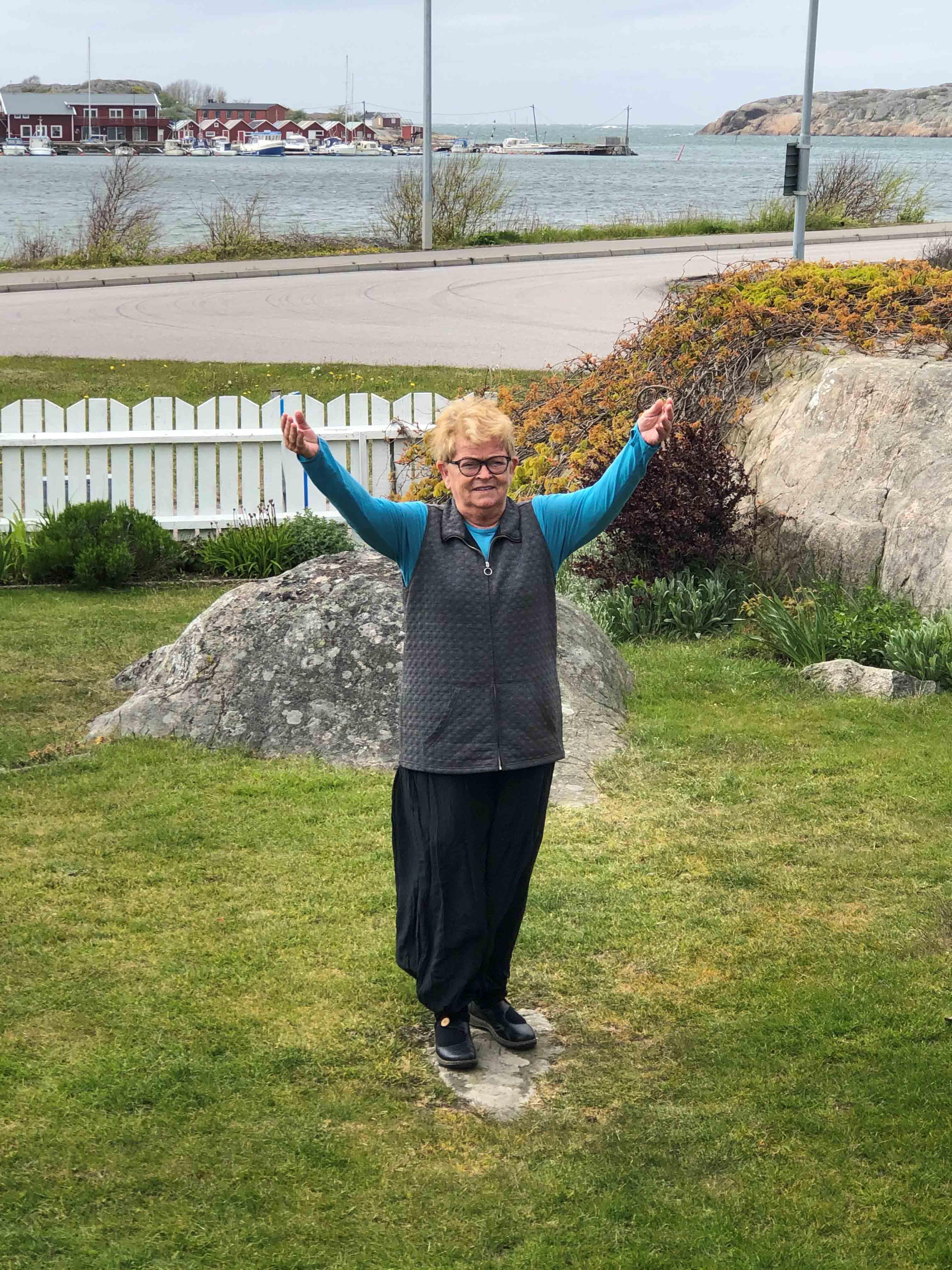 Margareta Sörensson från Öckerö är en av inspiratörerna för qigong-kurserna.