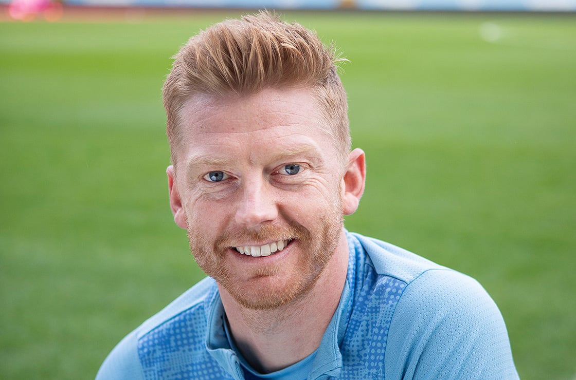 Anders Christiansen. Fotbollsspelare och ambassadör för Riksförbundet HjärtLung Malmö.