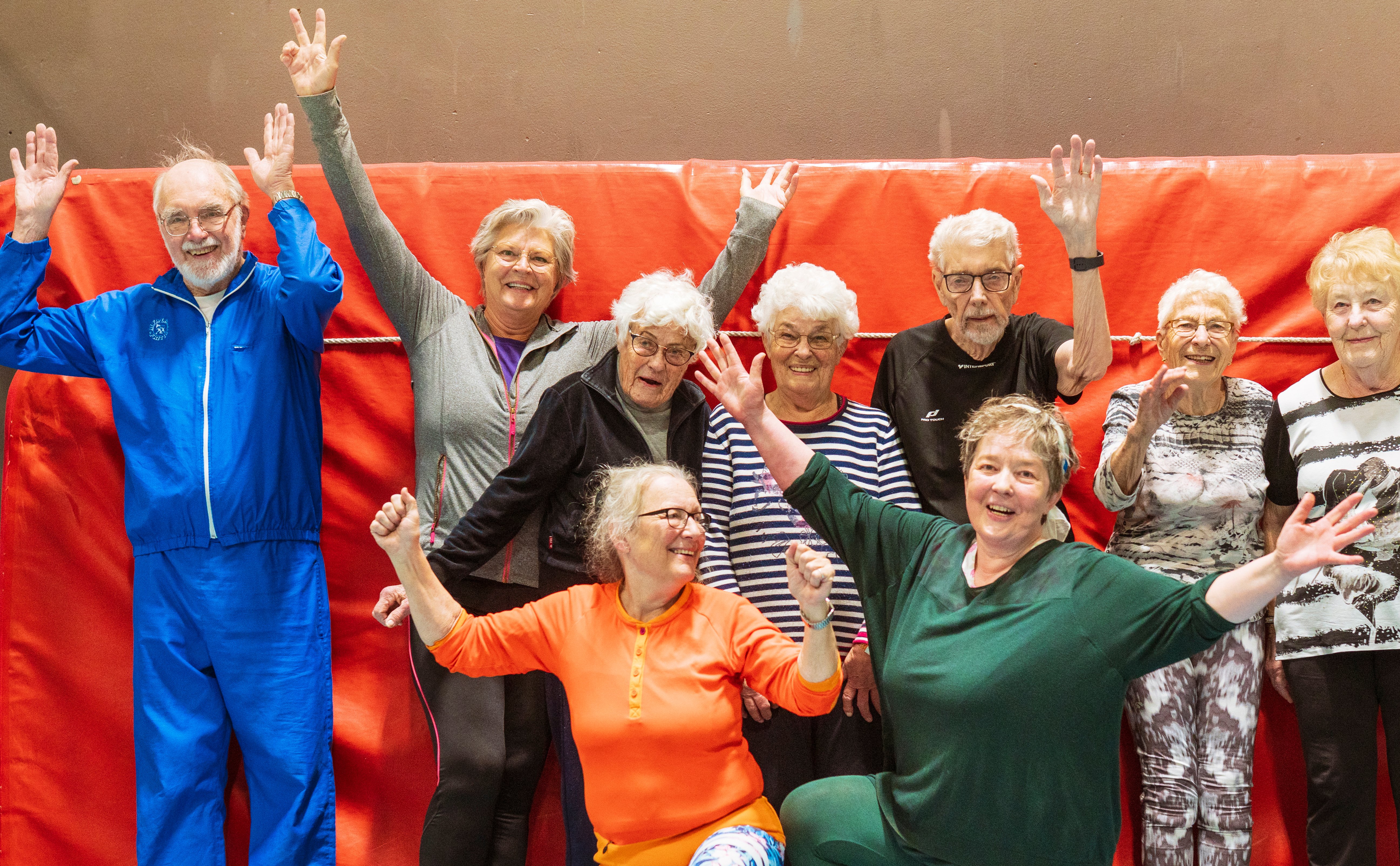 Glada medlemmar i Riksförbundet HjärtLung Botkyrka-Salem