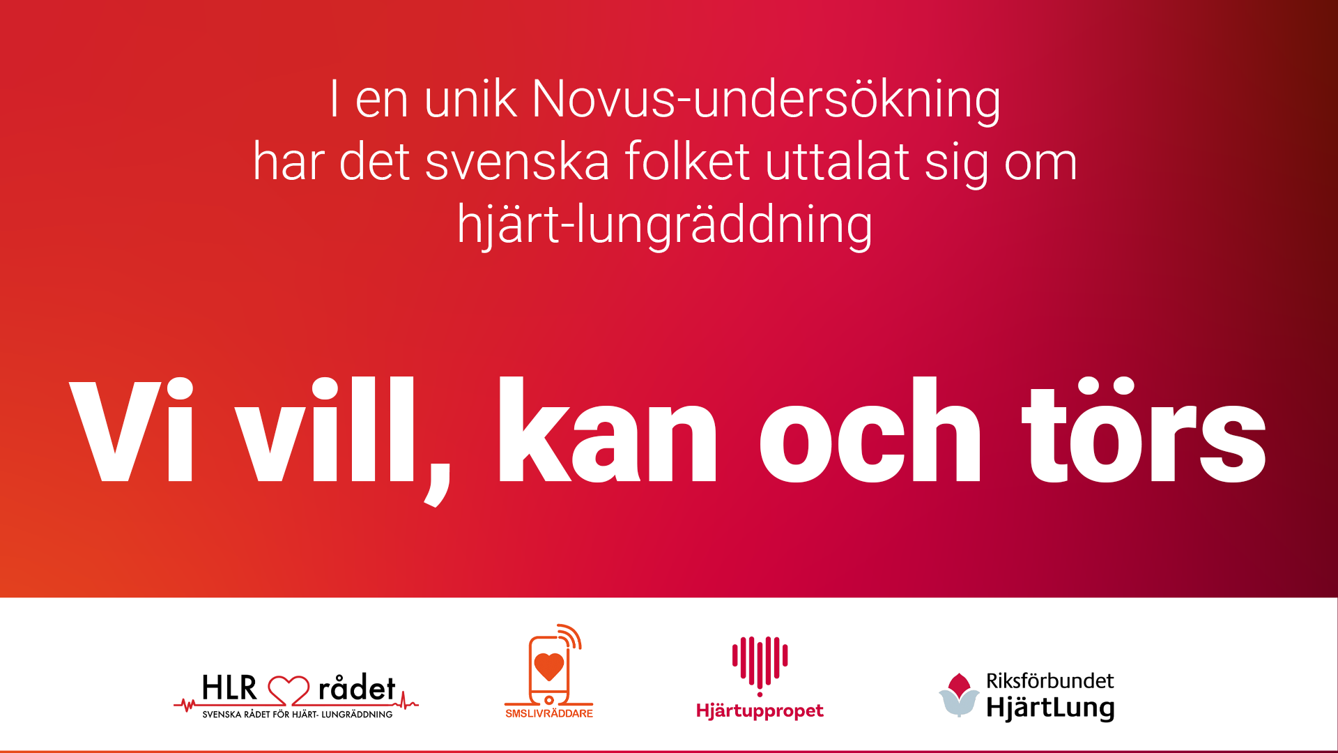 Undersökning om hjärt-lungräddning.