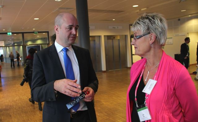 Fredrik Reinfeldt och Inga Ros