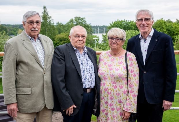 Lars Åkerblom, Sten Andersson, Gunilla Larsson och Claes Åberg.