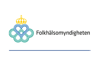 Folkhälsomyndighetens logga. Folkhälsomyndighetens logga.