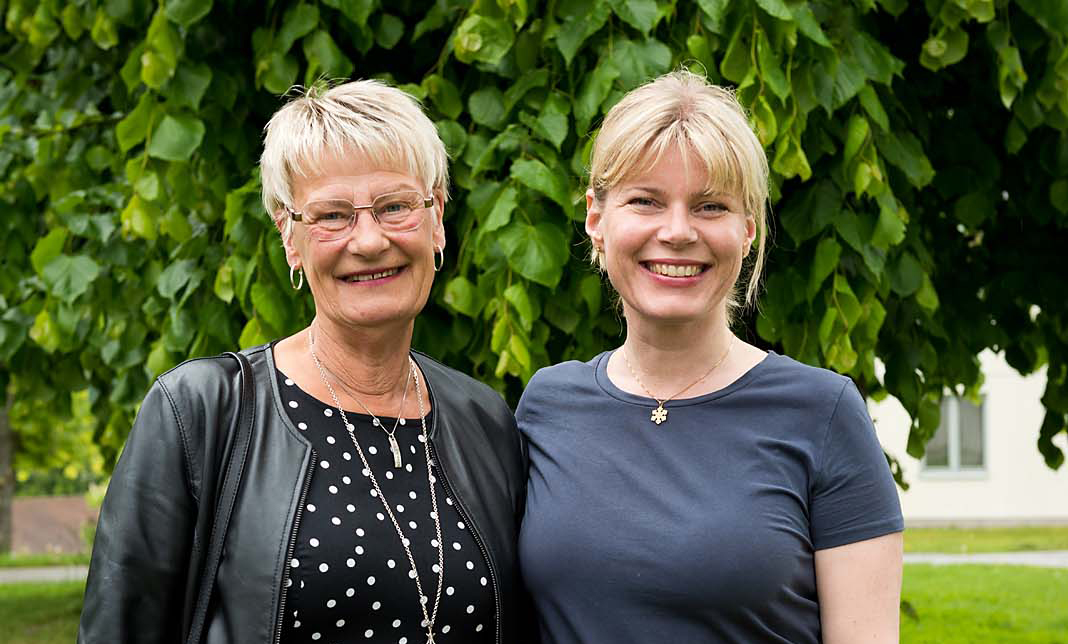 Förbundsordförande Inger Ros och generalsekreterare Christine Cars-Ingels