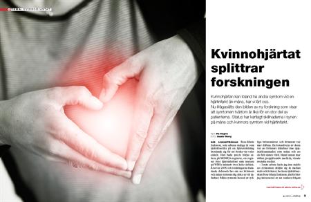 Kvinnohjärtats symtom splittrar forskningen