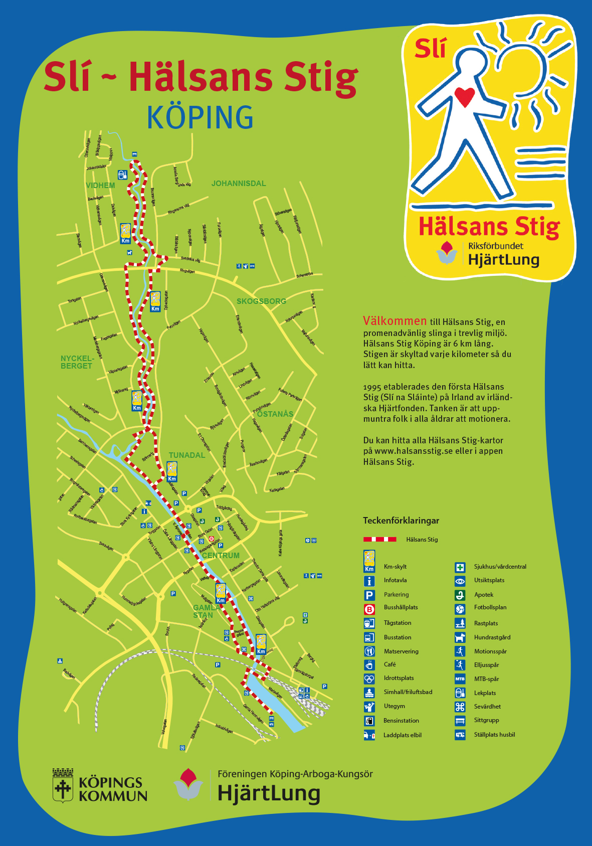 Karta Häölsans stig Köping