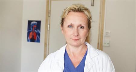 Ann Ekberg-Jansson, lungspecialist och verksamhetschef vid Angereds närsjukhus i Göteborg